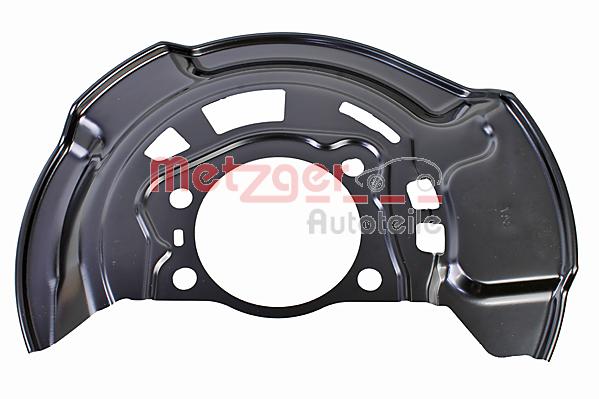 Lamiera paraspruzzi, Disco freno - 6115437 METZGER